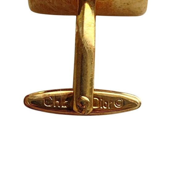 Dior Gold Tone Cufflinks - Picture 8 of 9